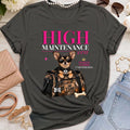 Chihuahua Dark | High Maintenance Camo T-Shirt - Black
