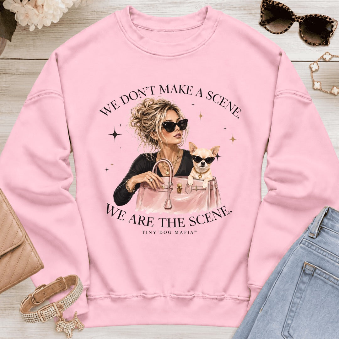 Chihuahua Light - We Are The Scene | Sweatshirt - Light Pink