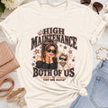 Chihuahua Light Long Hair (Bow) - High Maintenance Both of Us - Brunette - Natural