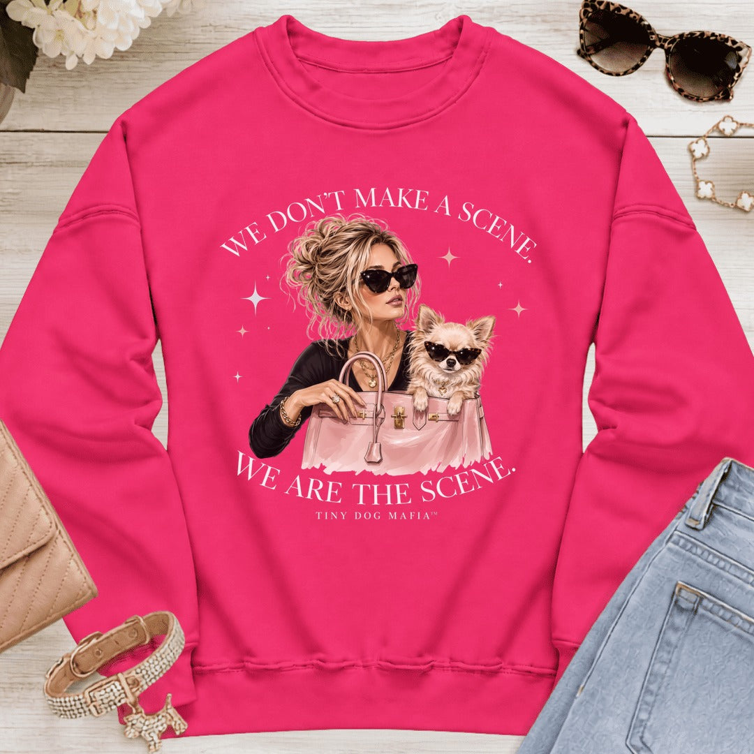 Chihuahua Long Light - We Are The Scene | Sweatshirt - Heliconia