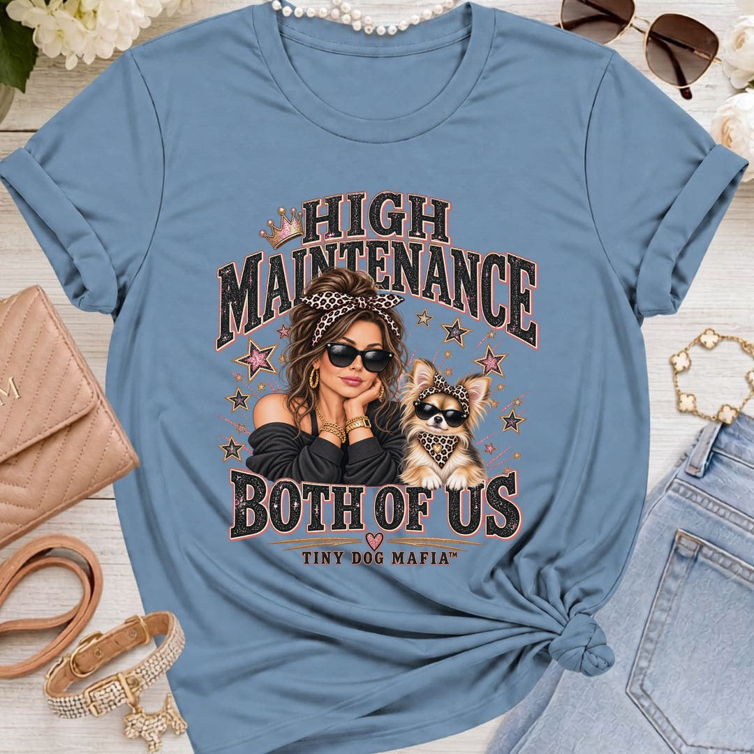 Chihuahua Sable - High Maintenance Both of Us - Brunette - Lavender Blue
