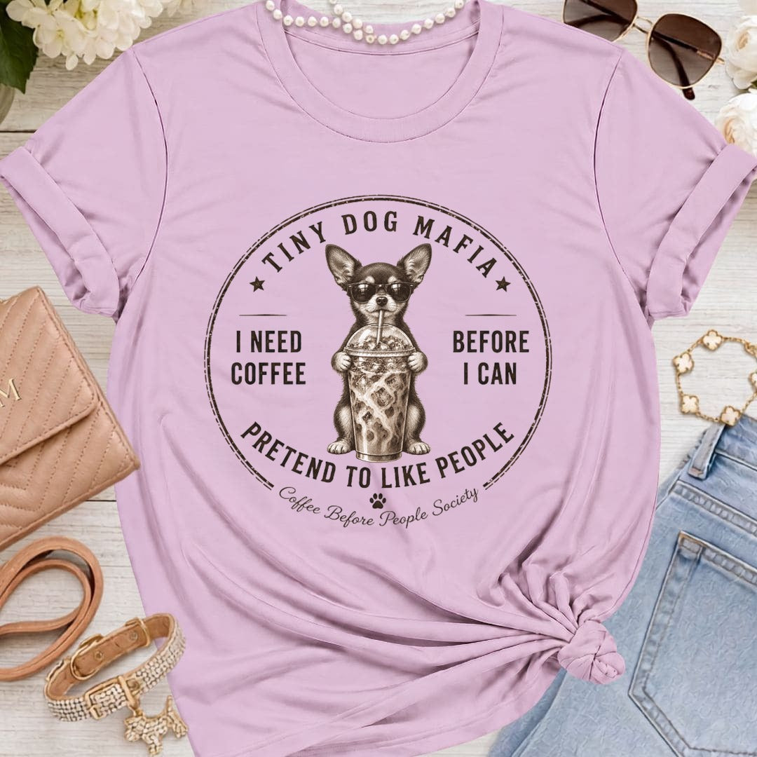 Chihuahua dark - Coffee + Pretend - Lilac