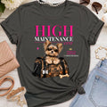 Chorkie | High Maintenance Camo T-Shirt - Black