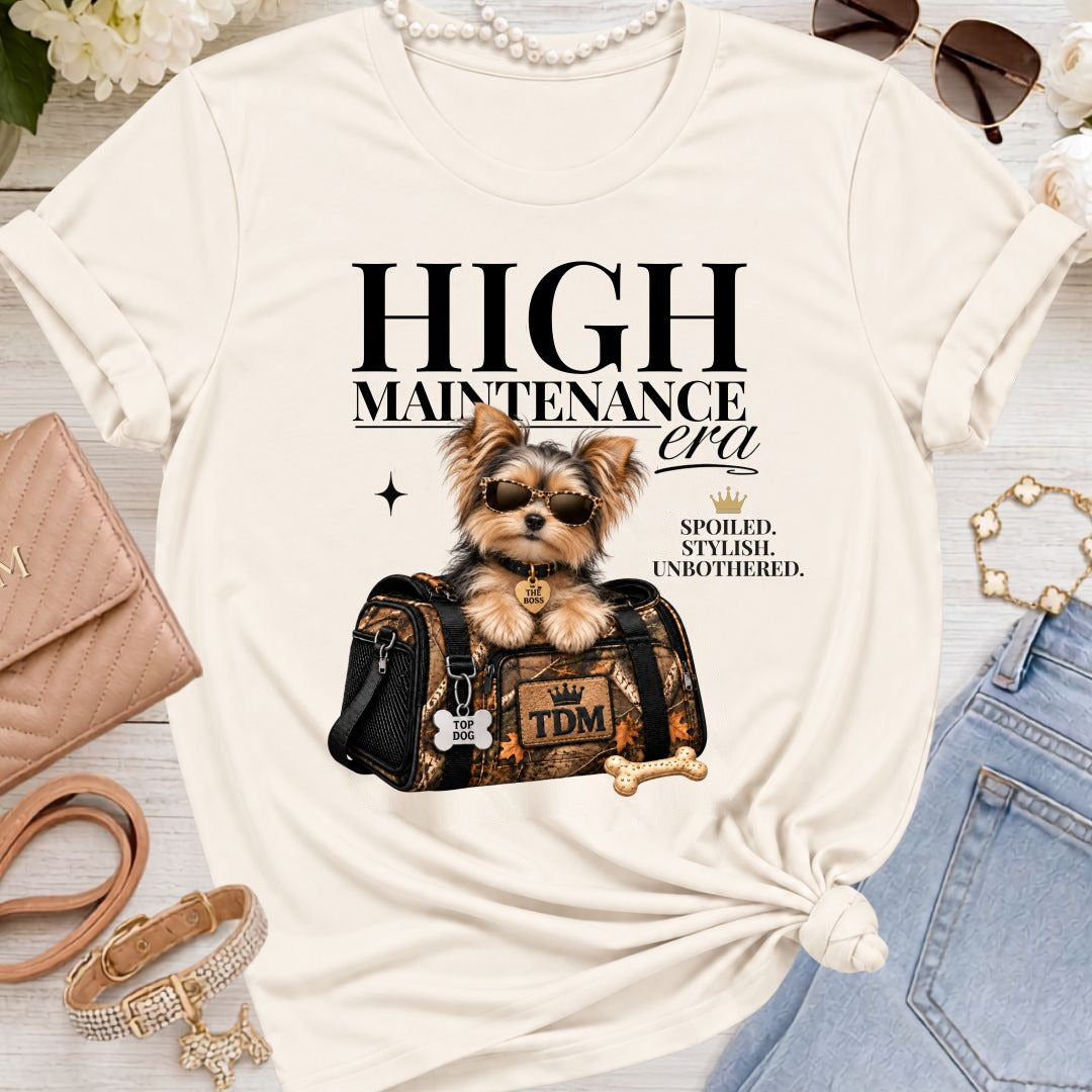 Chorkie | High Maintenance Camo T-Shirt - Natural