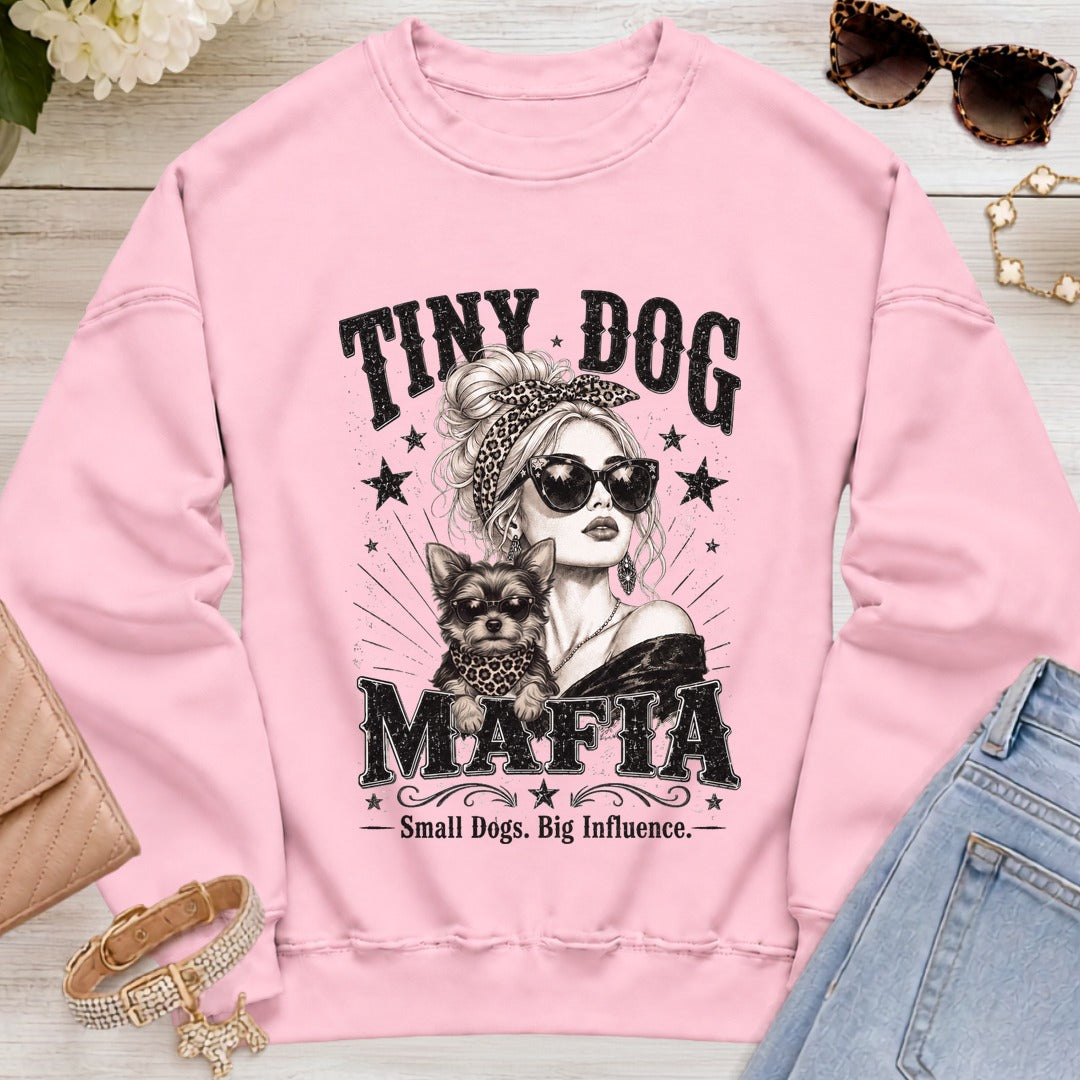 Chorkie v1 - Signature | Blondie Sweatshirt - Light Pink