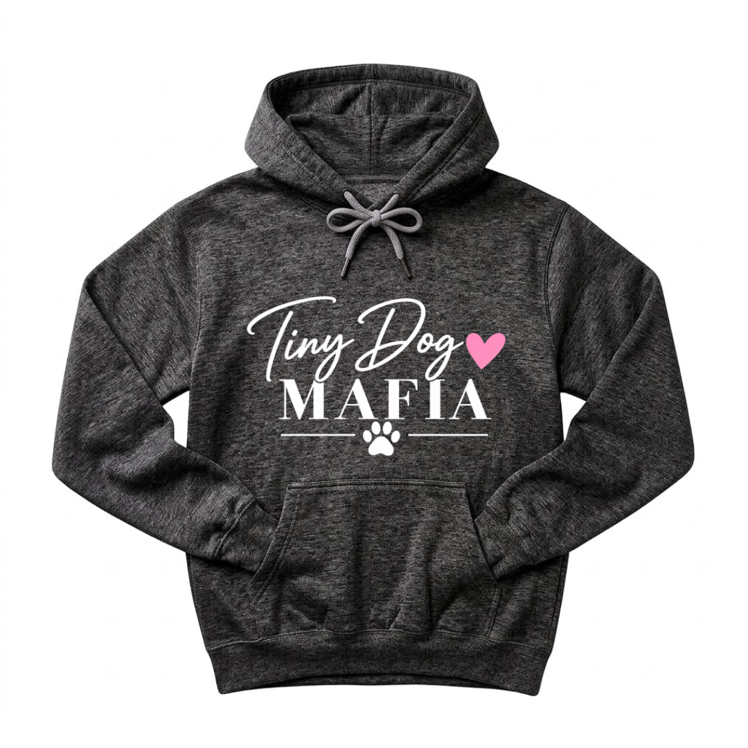 Tiny Dog Mafia | Heart & Paw Hoodie