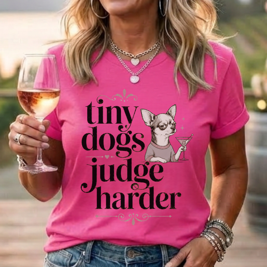 Tiny Dogs Judge T-Shirt