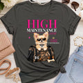 Chihuahua Light Long Hair | High Maintenance Camo T-Shirt - Black