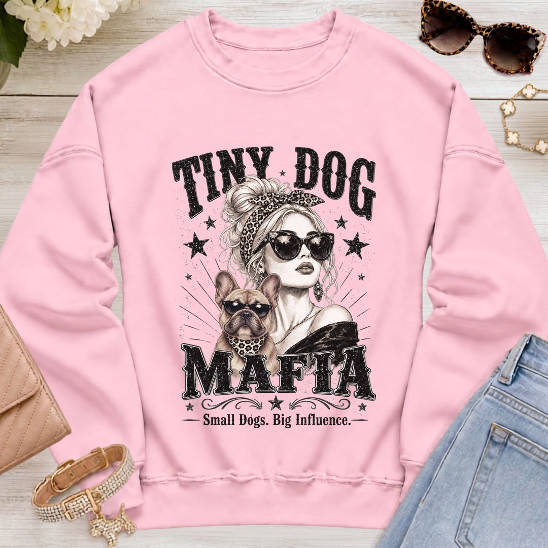 French Bulldog v1 - Signature | Blondie Sweatshirt - Light Pink