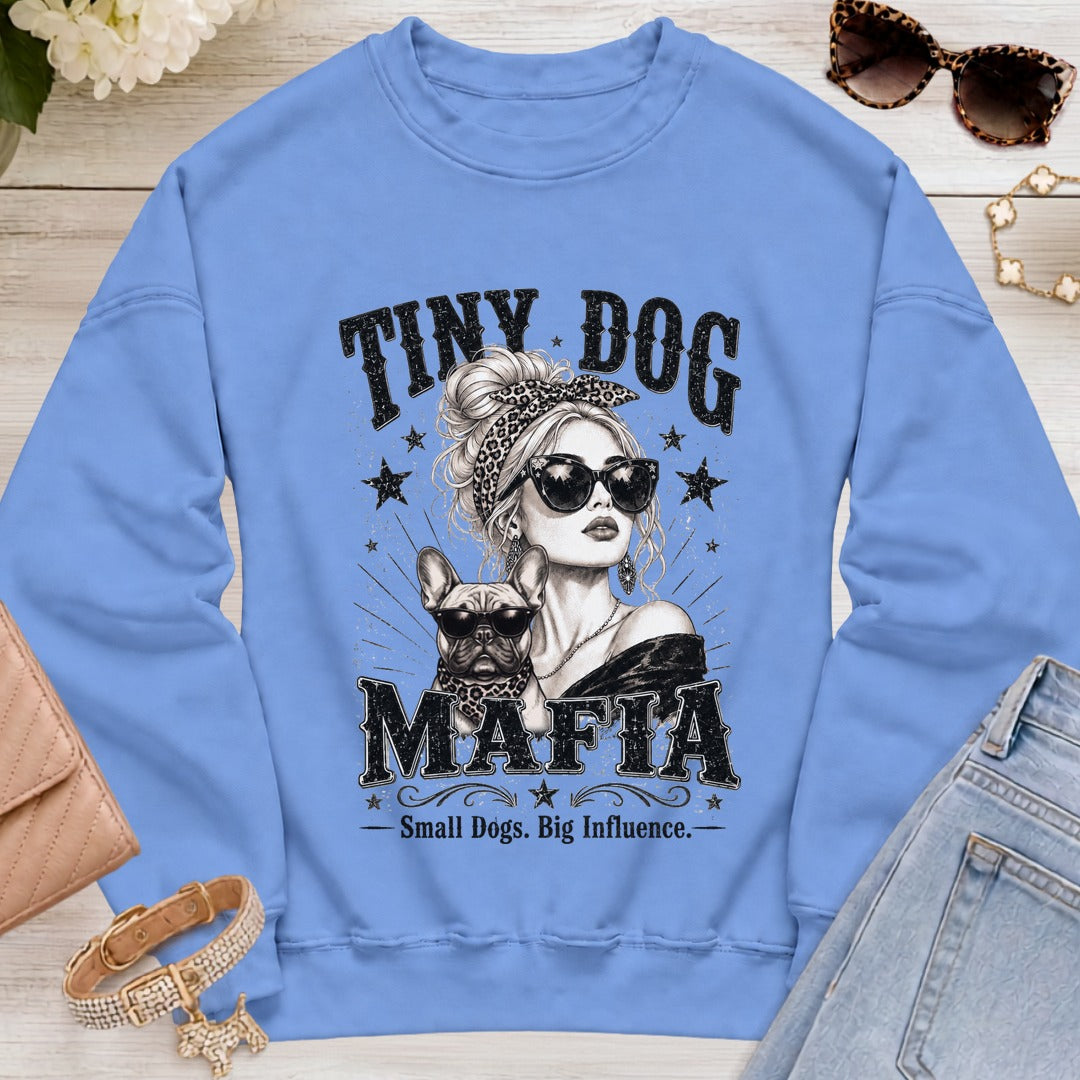 French Bulldog v2 - Signature | Blondie Sweatshirt - Carolina Blue