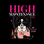 Papillon Black/White | High Maintenance Era V-Neck