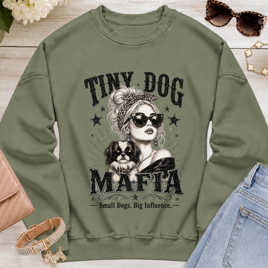 Japanese Chin - Signature | Blondie Sweatshirt - Military Green
