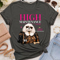 Maltese Long Ears | High Maintenance Camo T-Shirt - Black