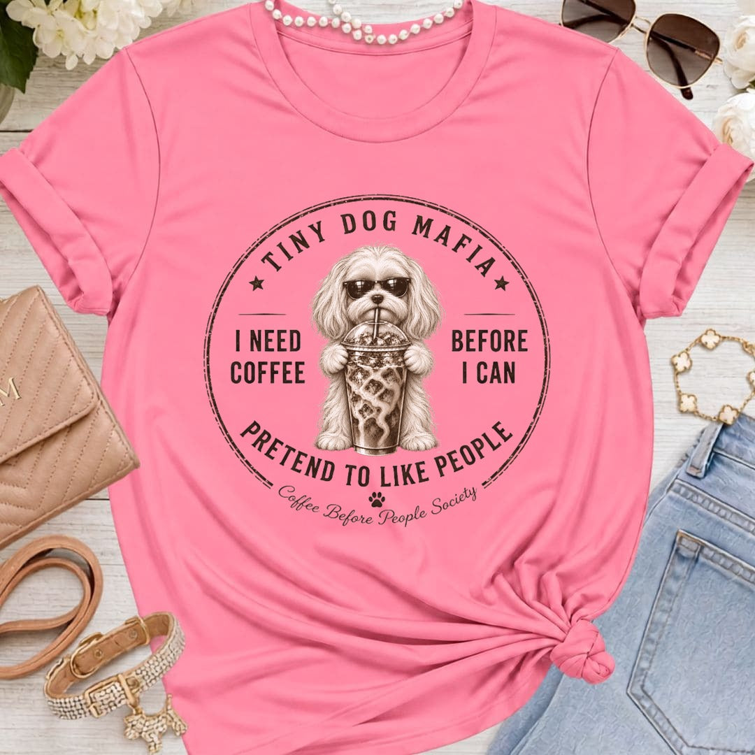 Maltese - Coffee + Pretend - Charity Pink