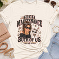 Maltese Long Ears (Bow) - High Maintenance Both of Us - Brunette - Natural