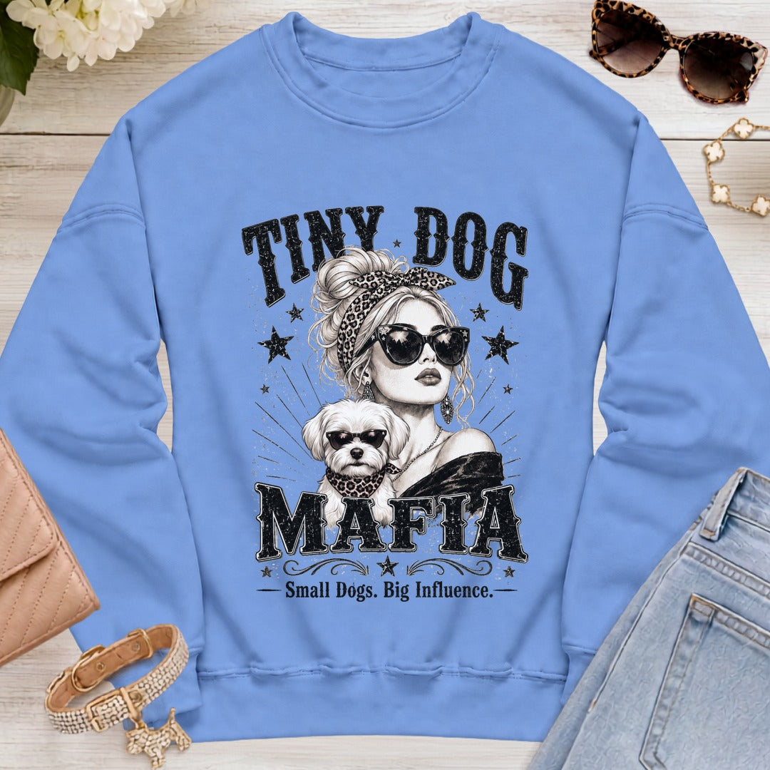Maltese Medium Ears - Signature | Blondie Sweatshirt - Carolina Blue