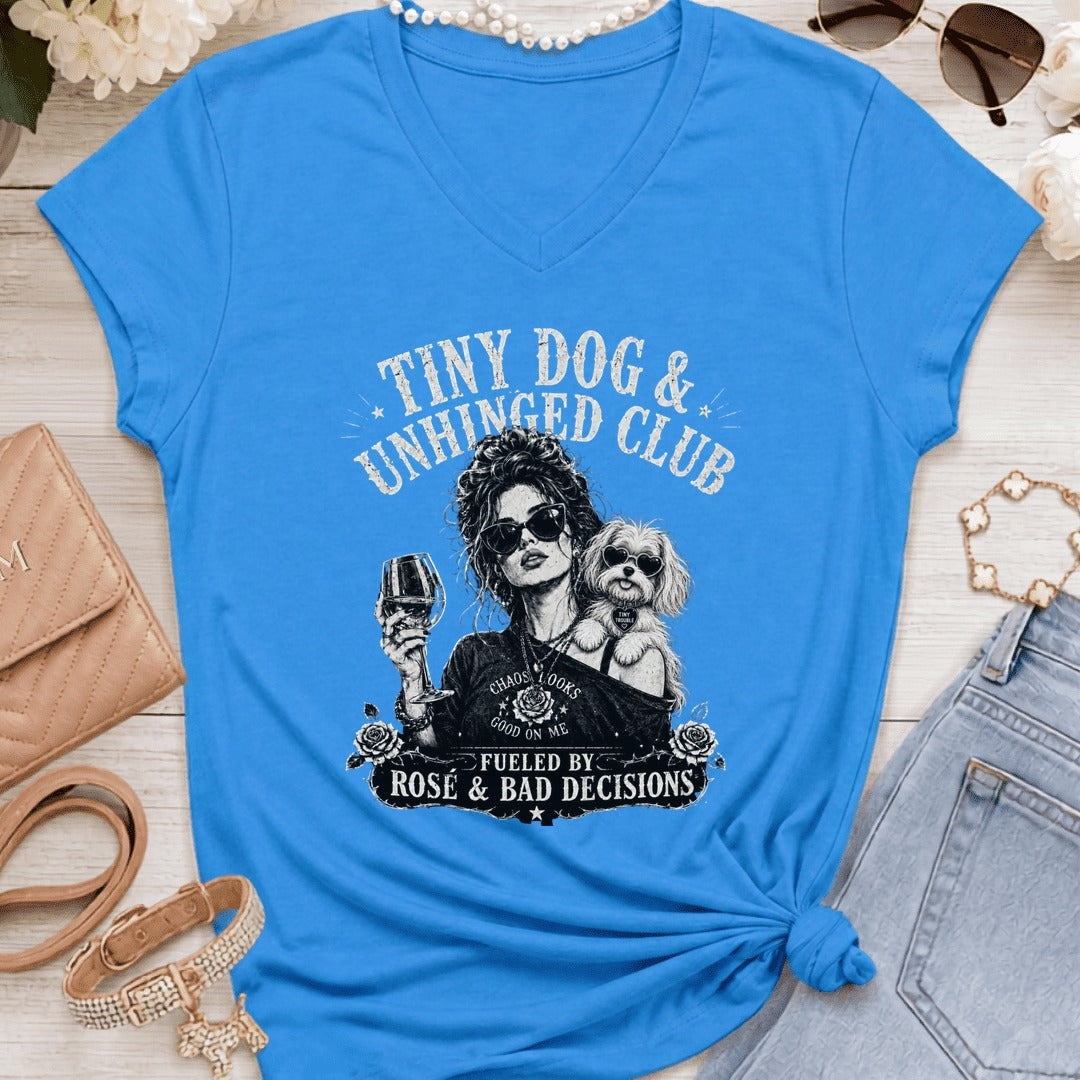 Maltese Mid Ears - Tiny Dog Unhinged - Sapphire
