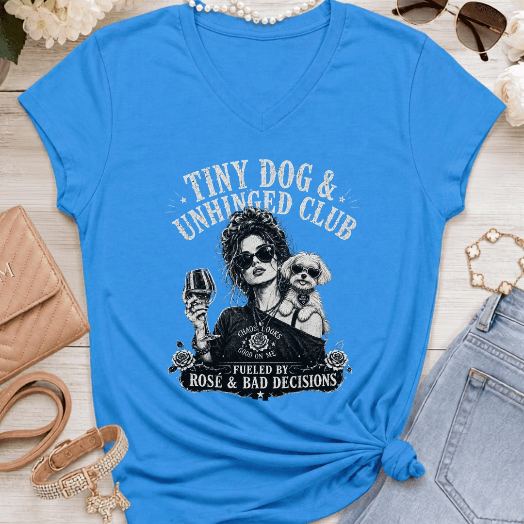 Maltese Puppy Ears - Tiny Dog Unhinged - Sapphire