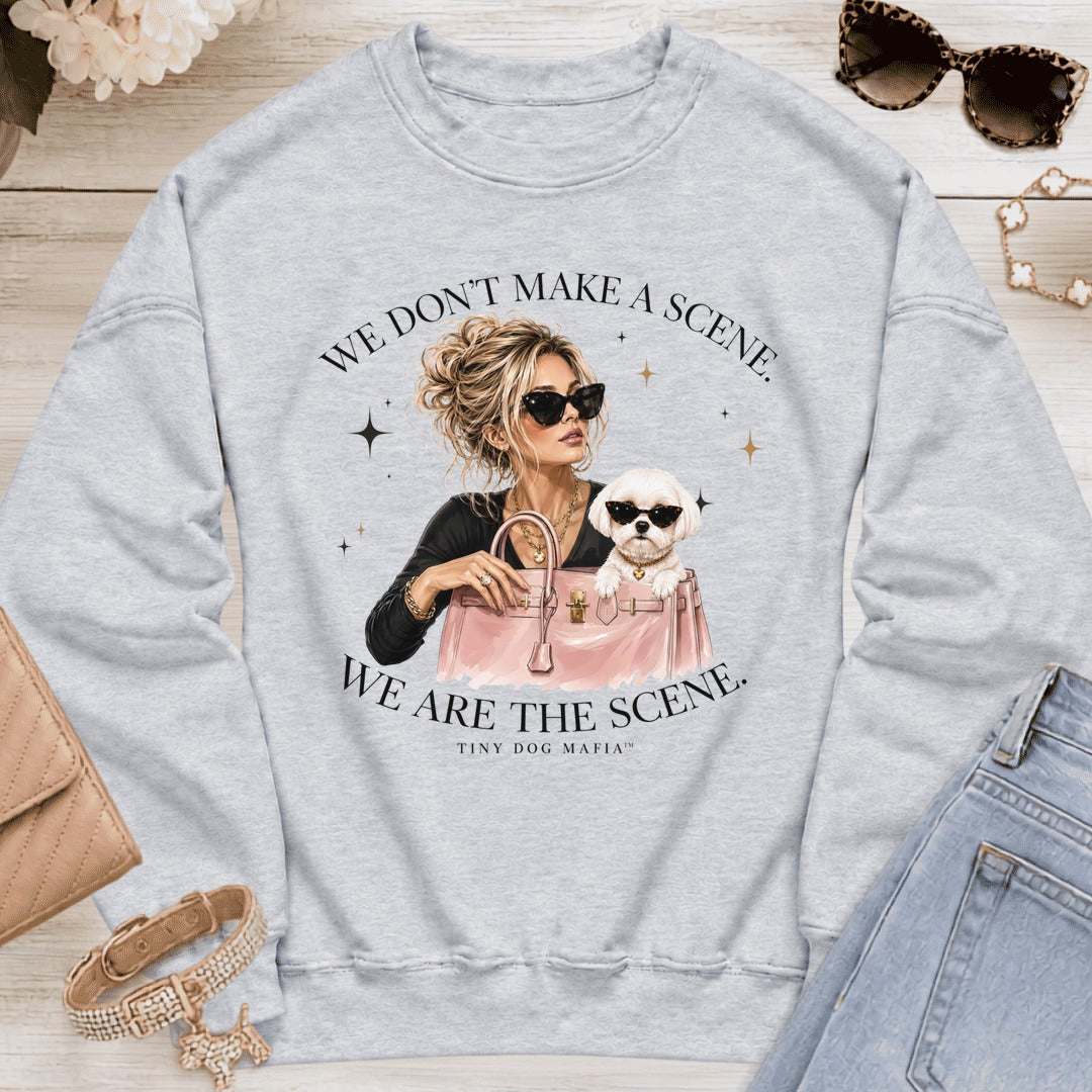 Maltese v1 - We Are The Scene | Sweatshirt - Ash