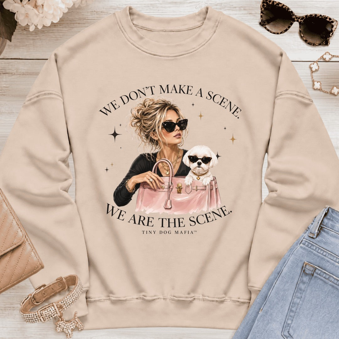 Maltese v1 - We Are The Scene | Sweatshirt - Sand