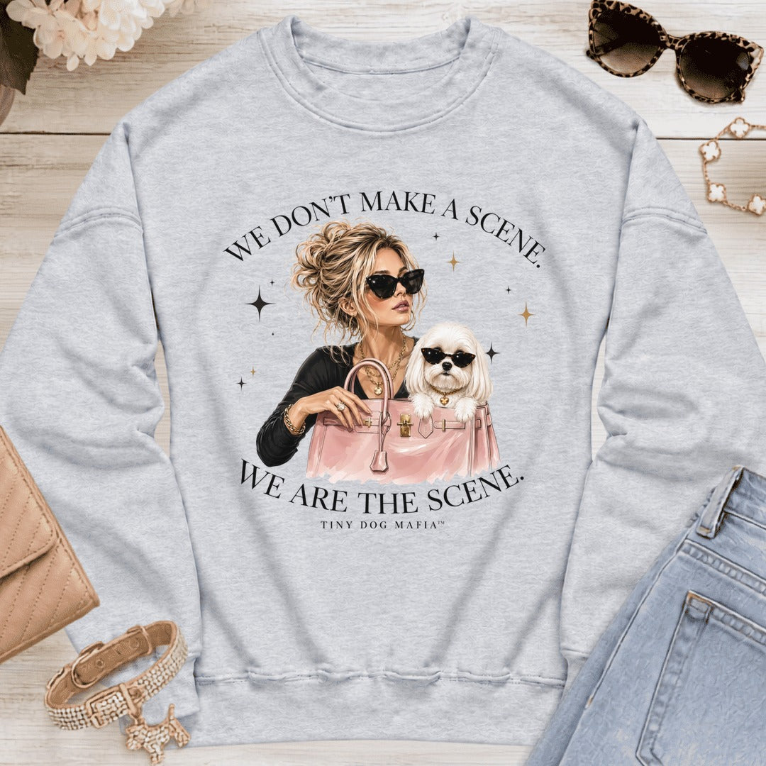 Maltese v2 - We Are The Scene | Sweatshirt - Ash