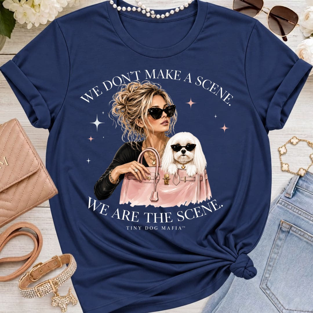 Maltese Long Coat | We Are The Scene | T-Shirt Bella 3001
