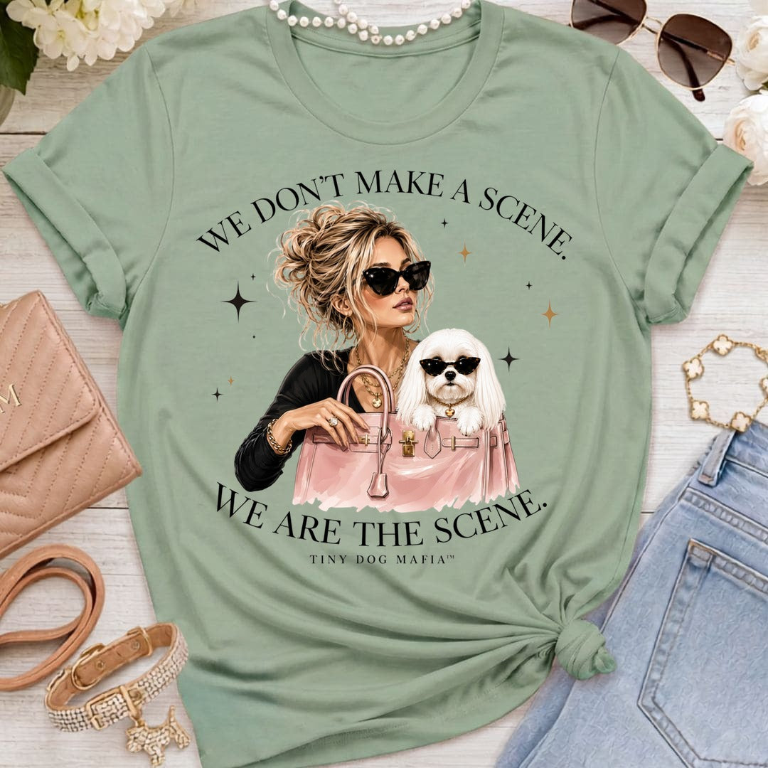 Maltese Long Coat | We Are The Scene | T-Shirt Bella 3001