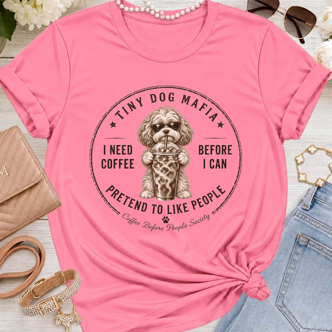 Maltipoo - Coffee + Pretend - Charity Pink