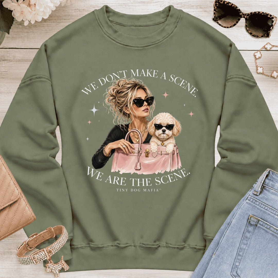 Maltipoo - We Are The Scene | Sweatshirt - Military Green