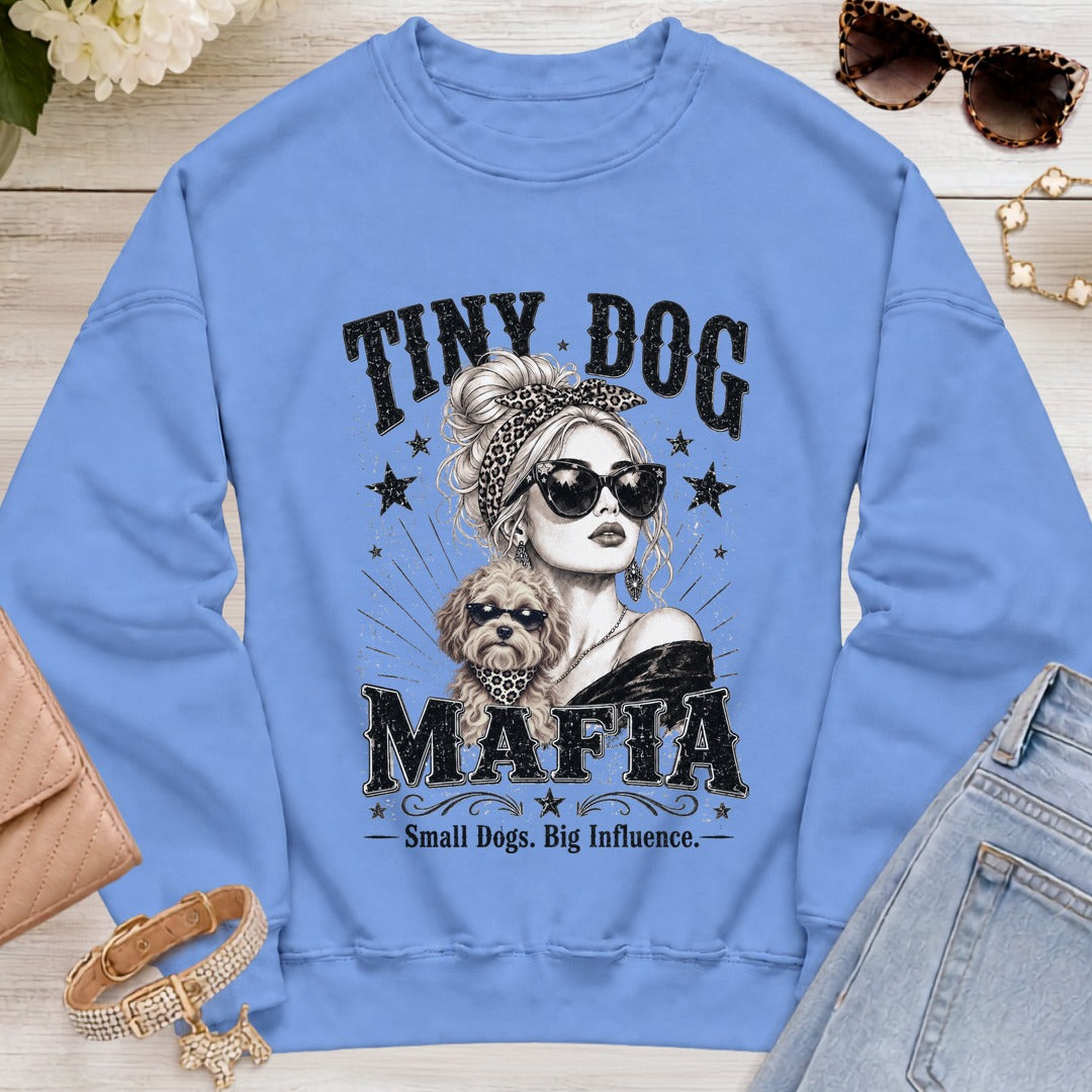 Mini Labradoodle v1 - Signature | Blondie Sweatshirt - Carolina Blue