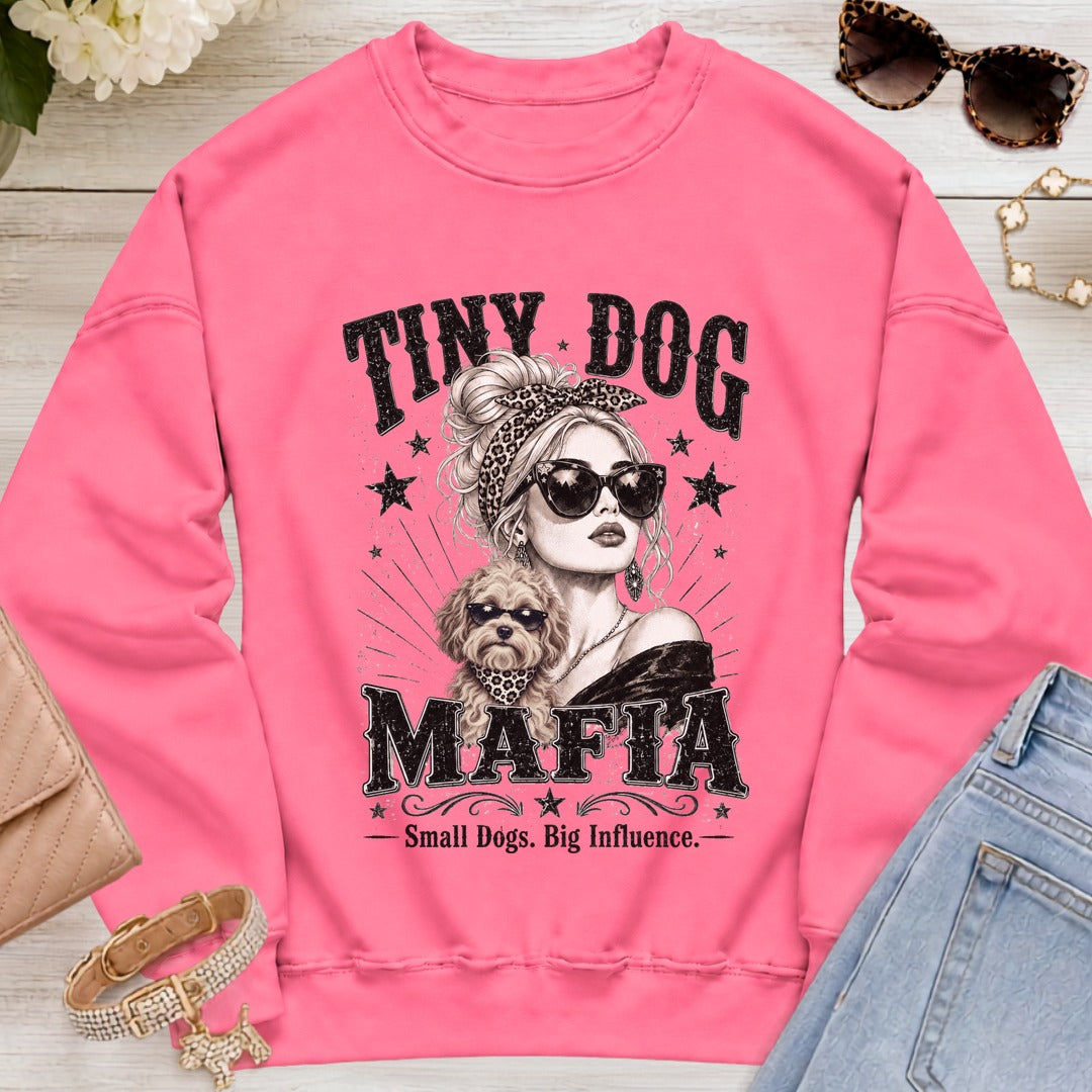 Mini Labradoodle v1 - Signature | Blondie Sweatshirt - Safety Pink
