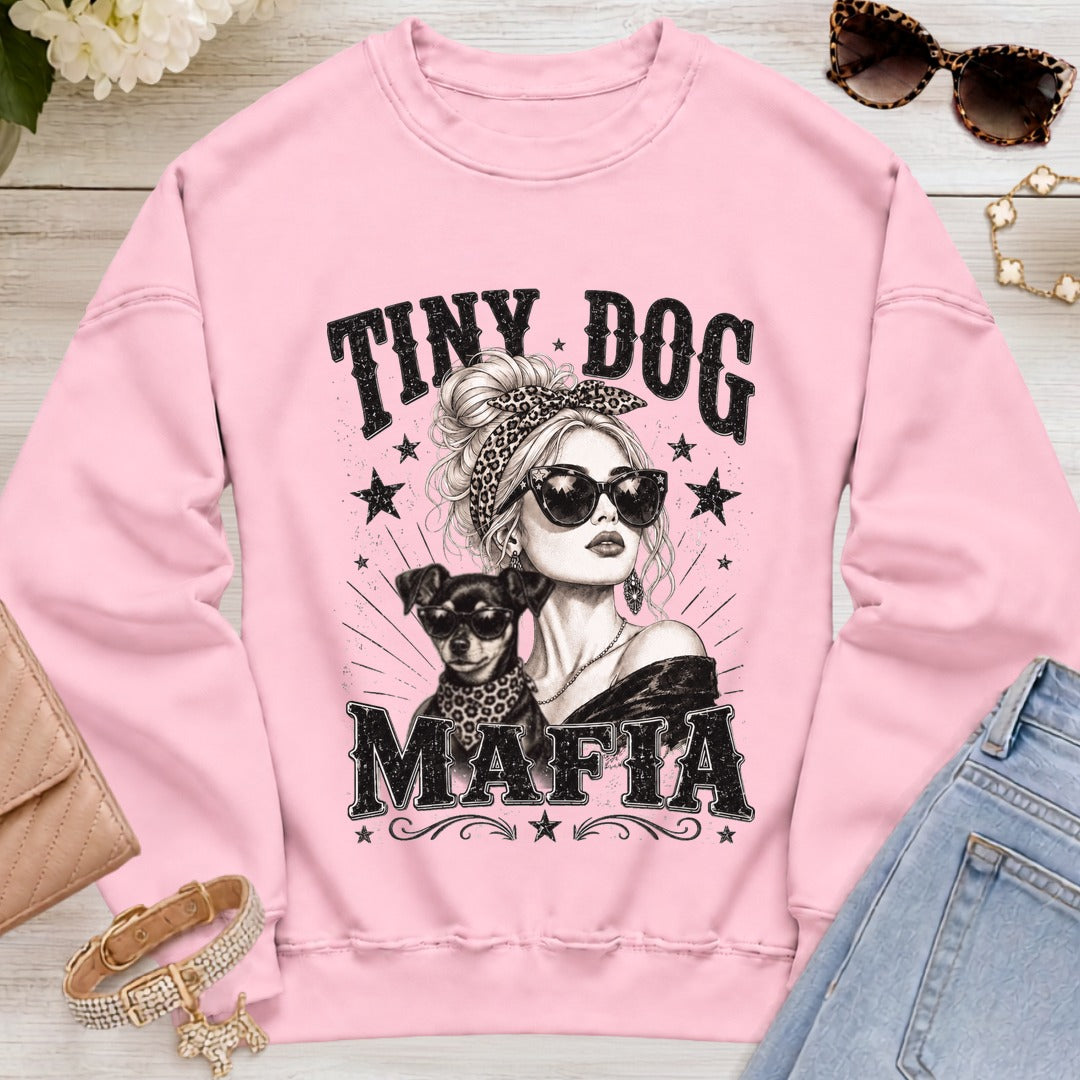 Miniature Pinscher cropped - Signature | Blondie Sweatshirt - Light Pink