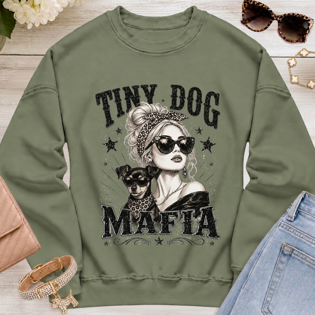 Miniature Pinscher cropped - Signature | Blondie Sweatshirt - Military Green