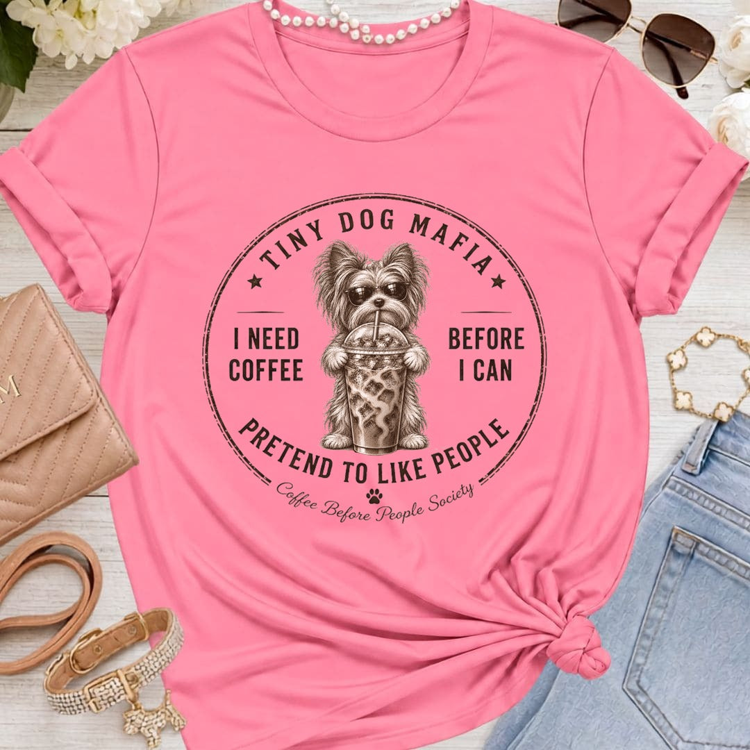 Morkie - Coffee + Pretend - Charity Pink