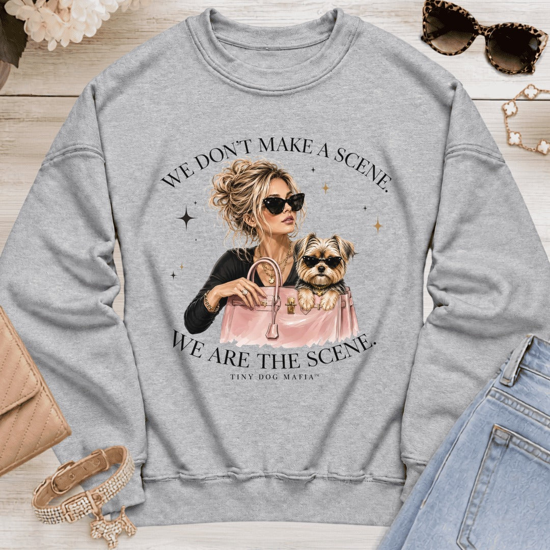 Morkie v2 - We Are The Scene | Sweatshirt - Sport Grey