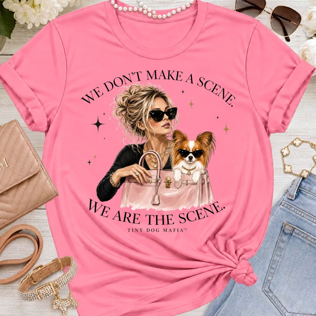 Papillon Red/White | We Are The Scene | T-Shirt Bella 3001