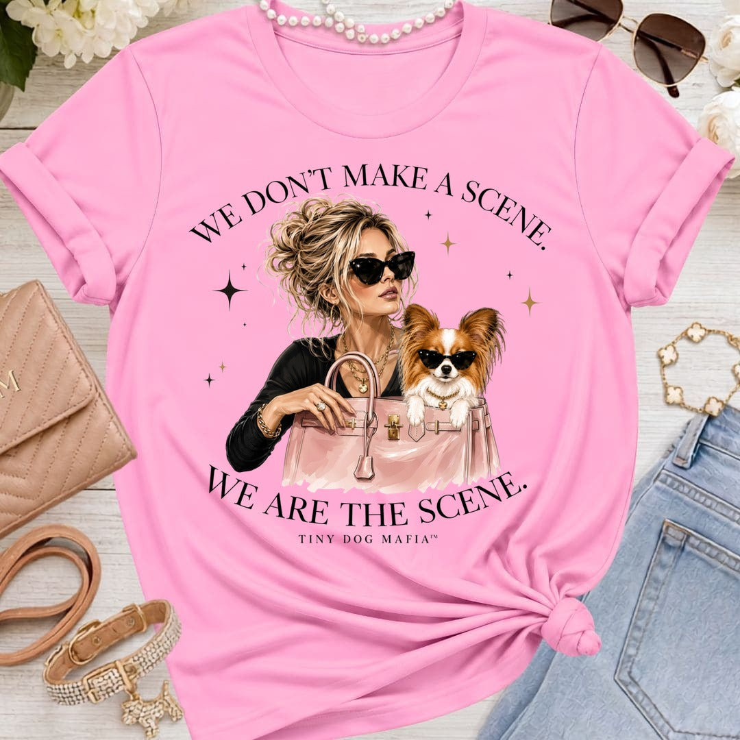 Papillon Red/White | We Are The Scene | T-Shirt Bella 3001
