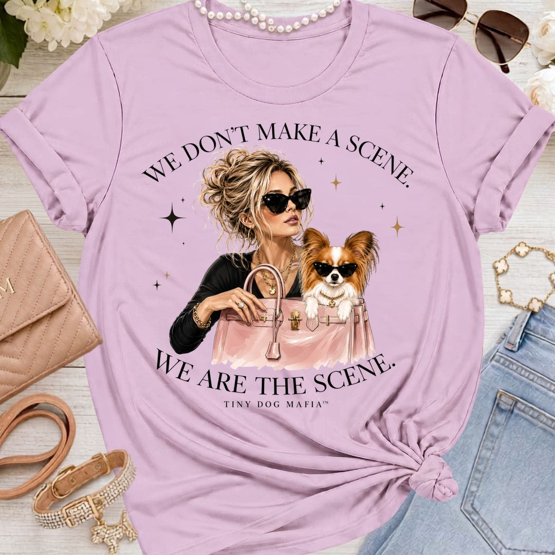 Papillon Red/White | We Are The Scene | T-Shirt Bella 3001