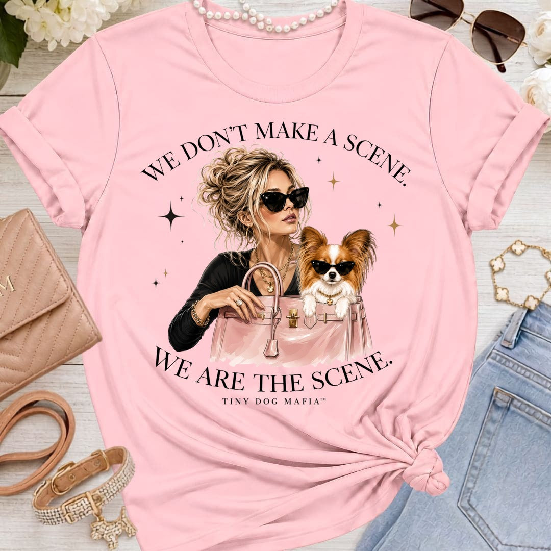 Papillon Red/White | We Are The Scene | T-Shirt Bella 3001