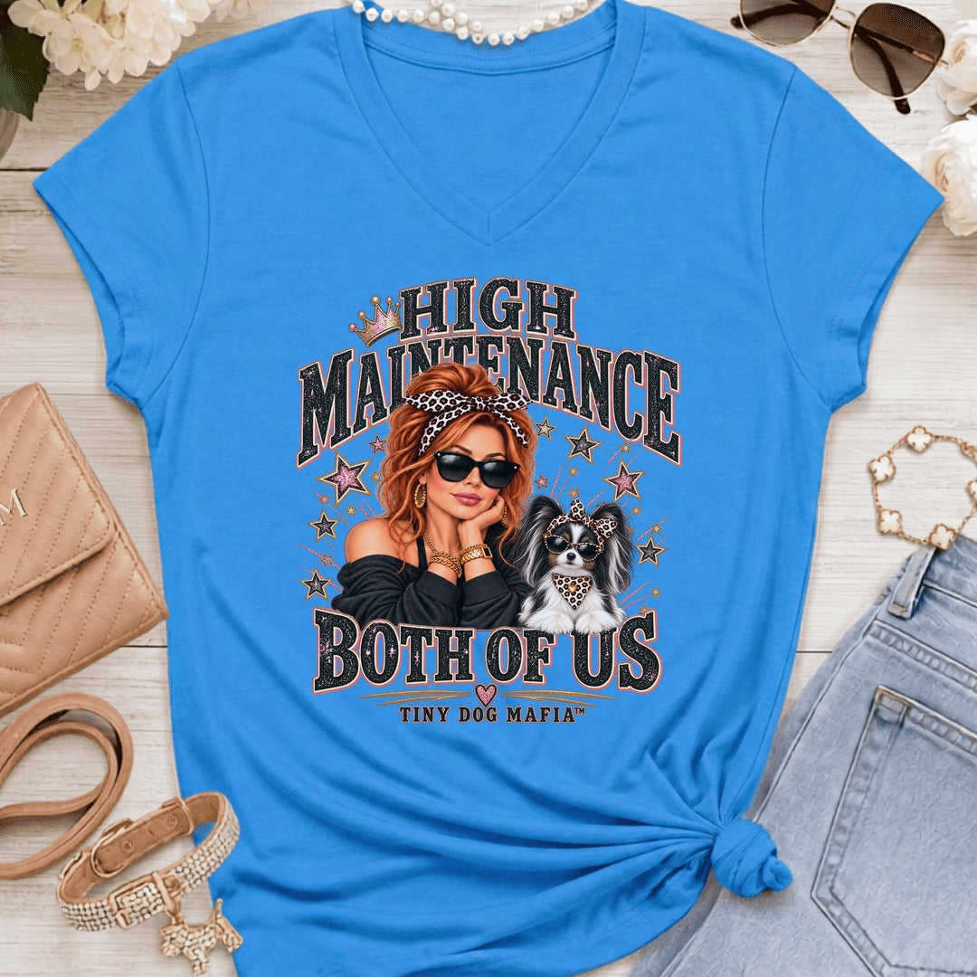 Papillon Black/White - High Maintenance Both of Us - RedHead - Sapphire