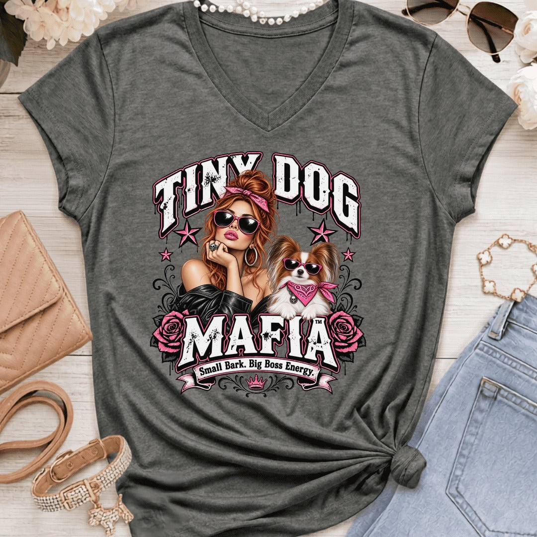 Papillon Red/White - Redhead - Glam Boss Redhead - Graphite Heather