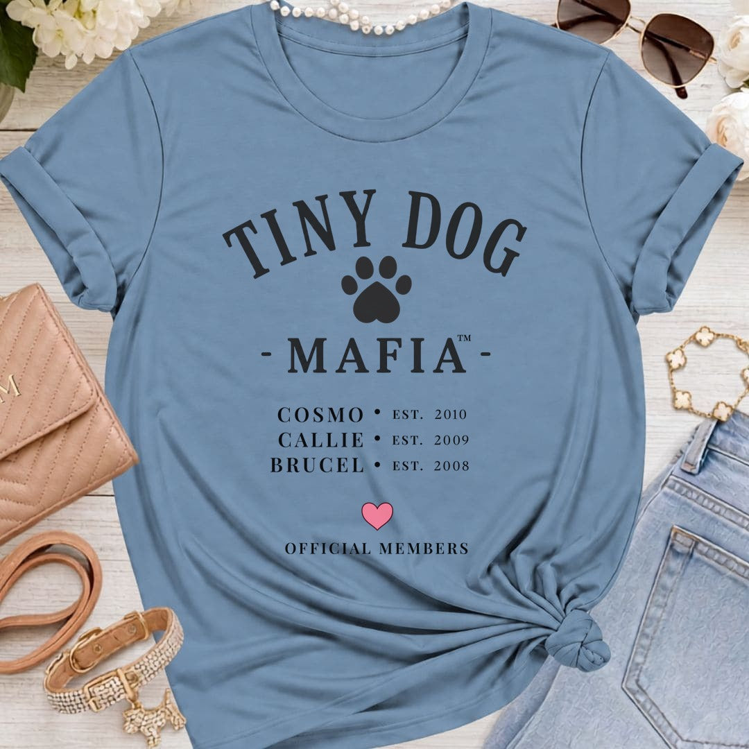 Personalized - Paw of Approval Official Members T-Shirt - Lavender Blue