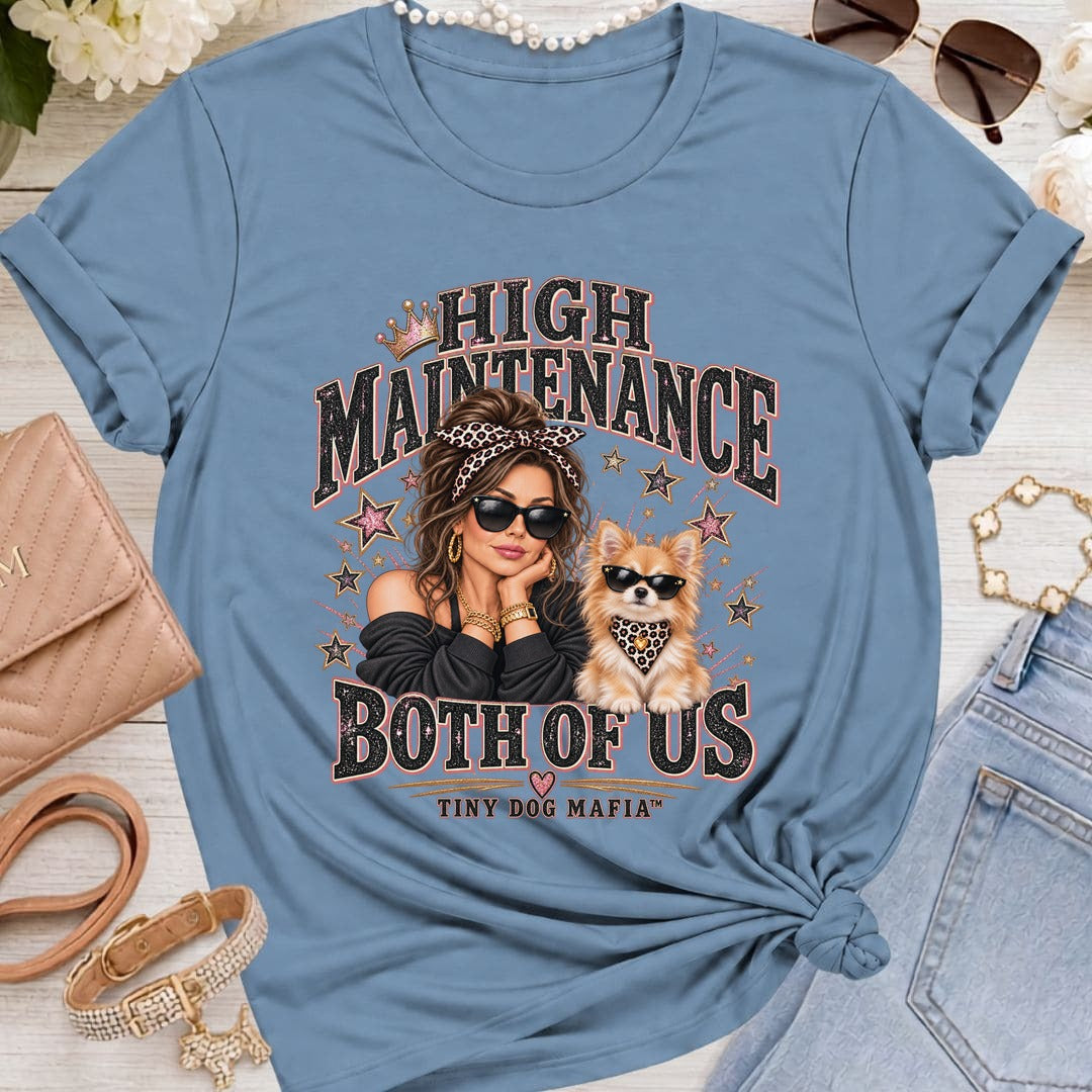 Pomchi - High Maintenance Both of Us - Brunette - Lavender Blue