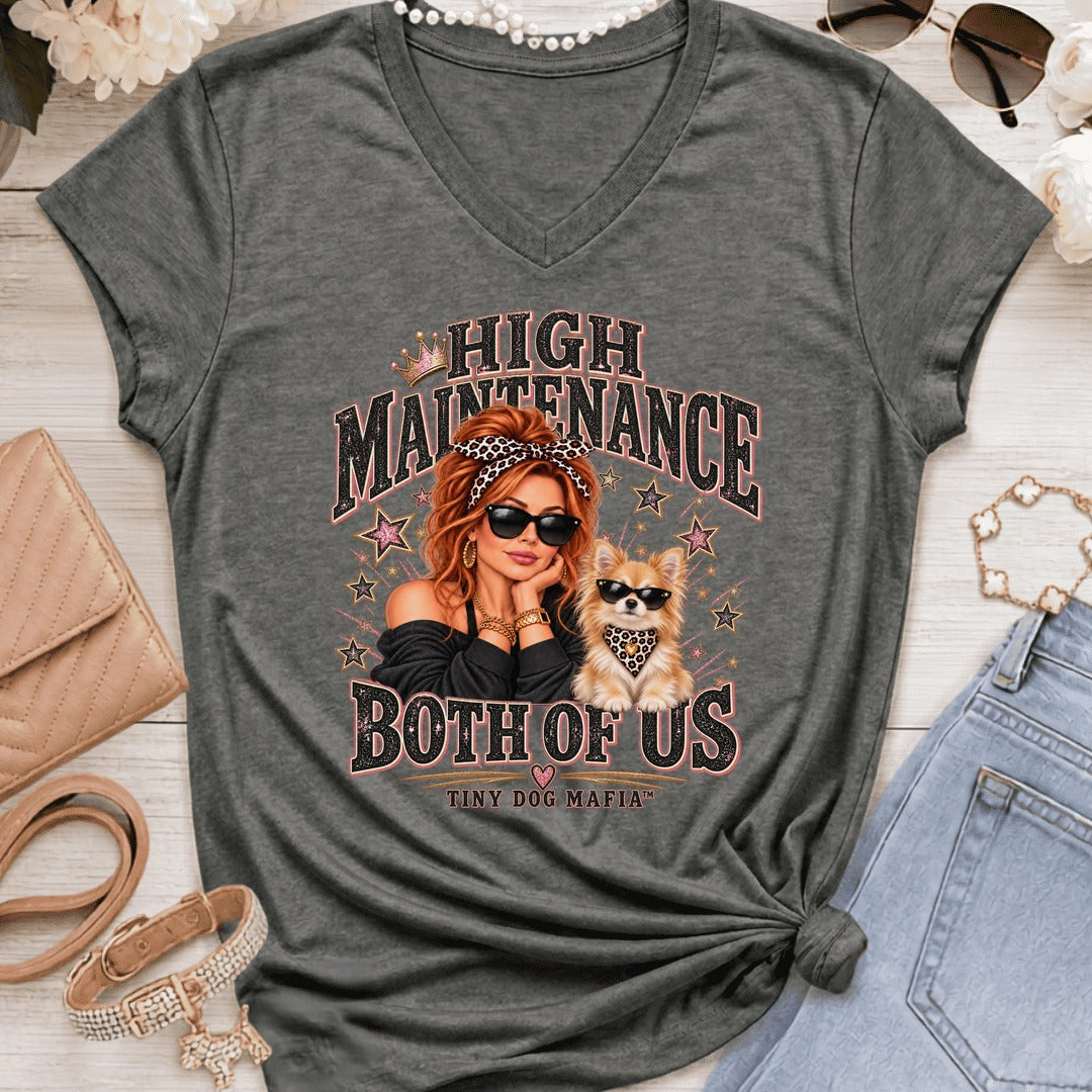 Pomchi - High Maintenance Both of Us - RedHead - Graphite Heather