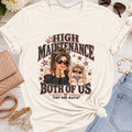 Pomeranian (Bow) - High Maintenance Both of Us - Brunette - Natural