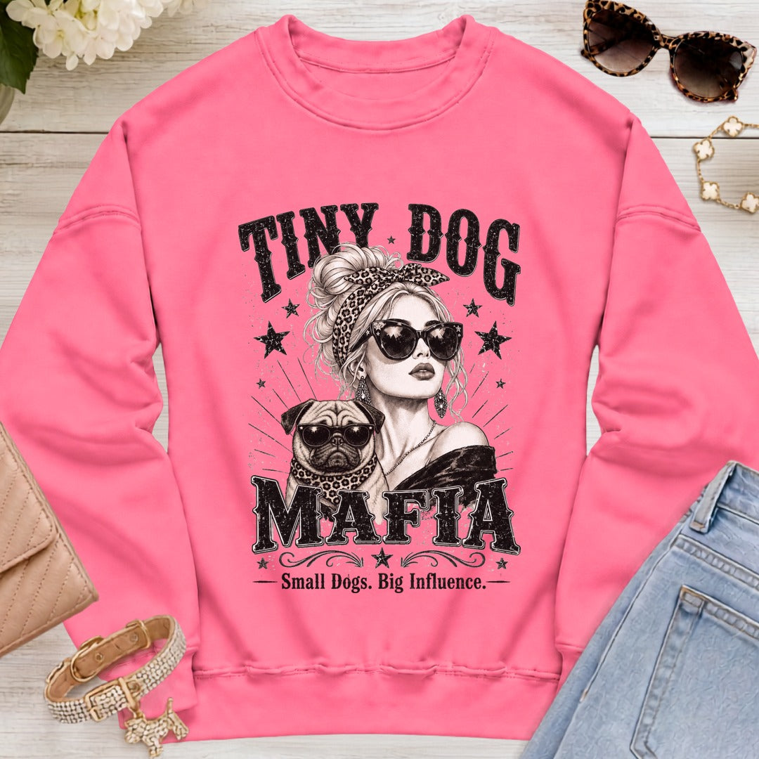 Pug v2 - Signature | Blondie Sweatshirt - Safety Pink
