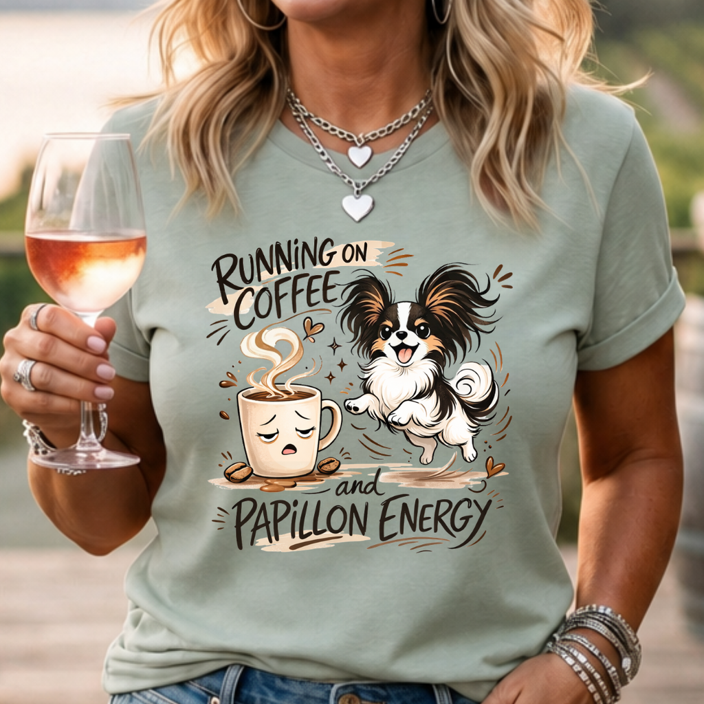 Papillon | Coffee T-Shirt
