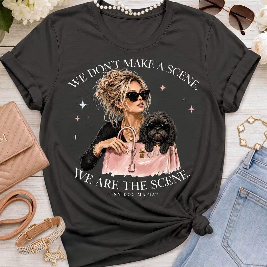 Shih Tzu Black | We Are The Scene | T-Shirt Bella 3001