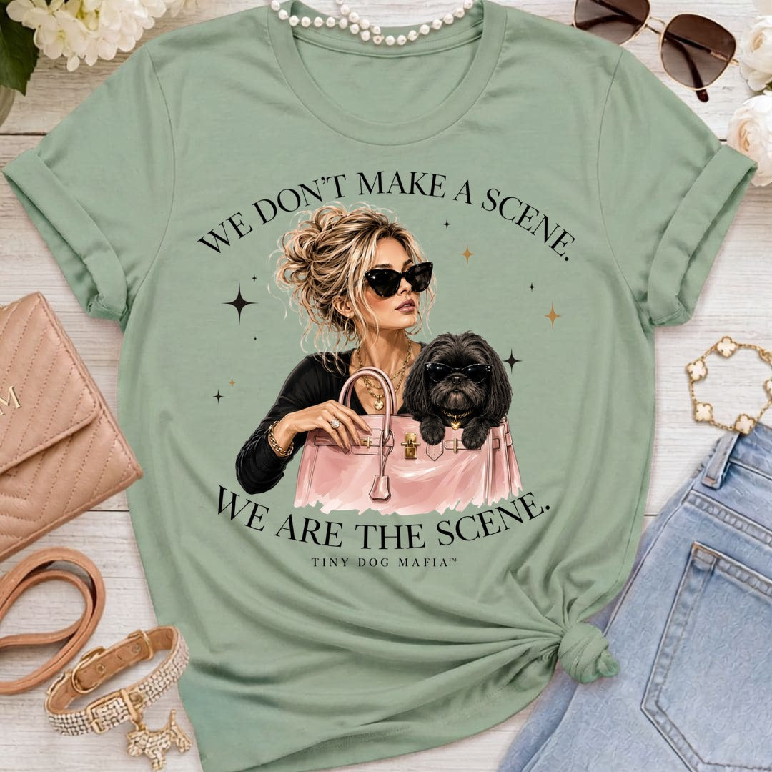 Shih Tzu Black | We Are The Scene | T-Shirt Bella 3001