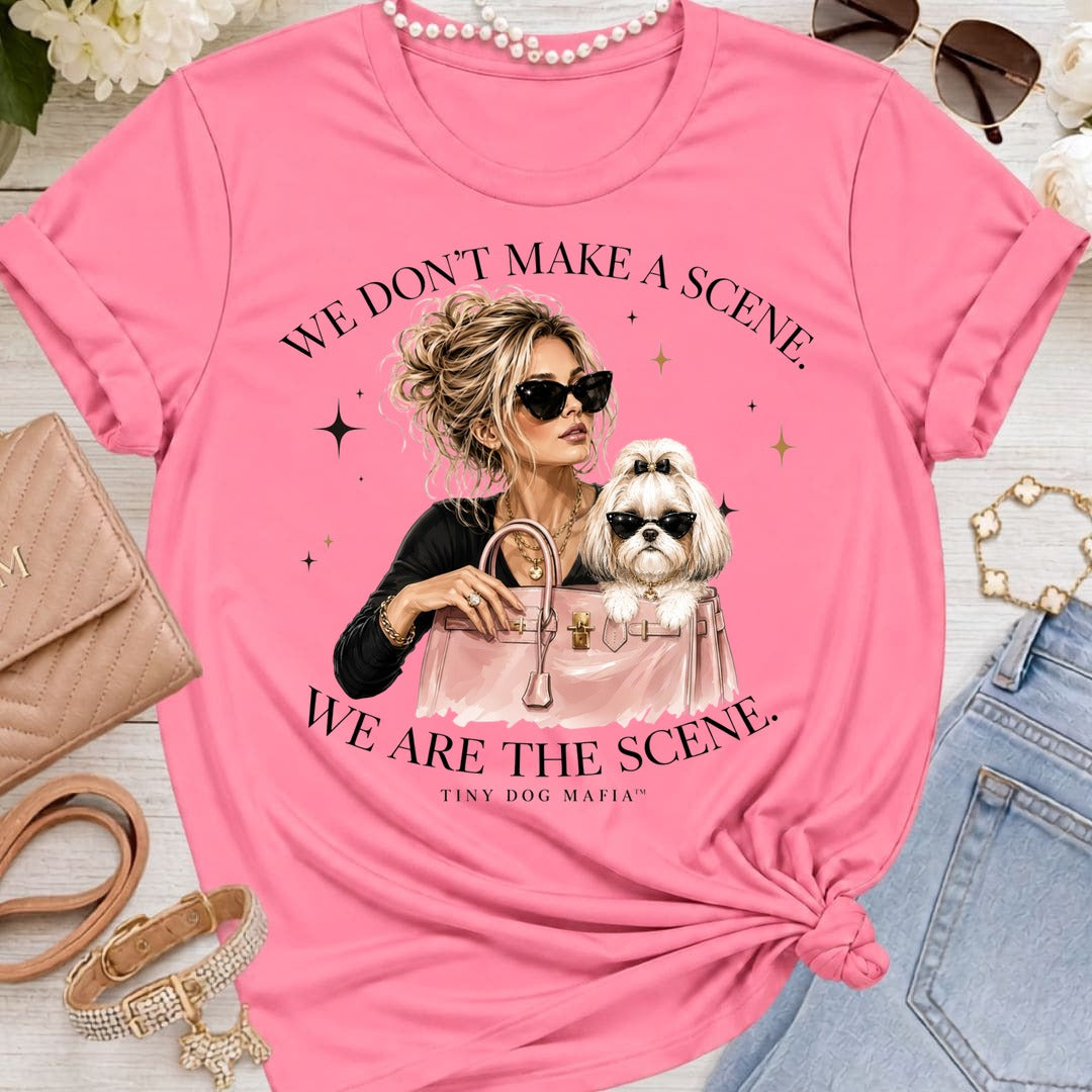 Shih Tzu White | We Are The Scene | T-Shirt Bella 3001